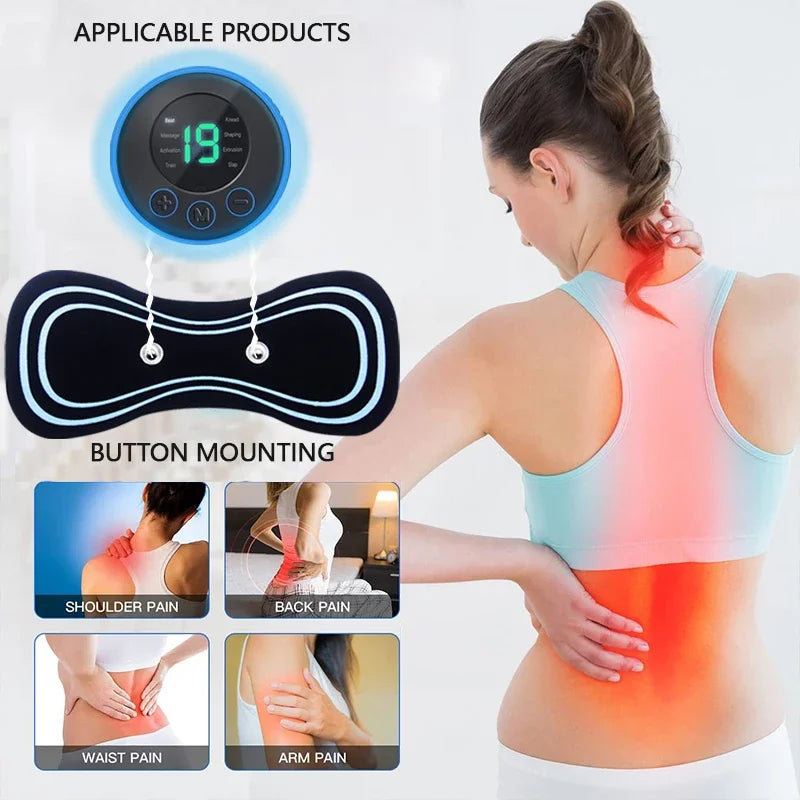 Electric Neck Massager with Adjustable Cervical Mini Massager.