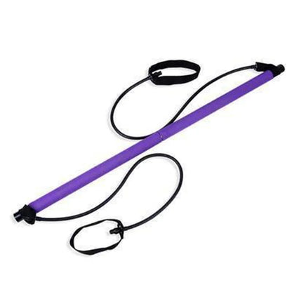 Fitness Yoga Pilates Bar Stick Cross fit Resistance Bands